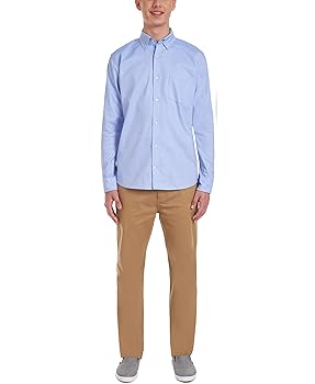 Amazon.com: Chaps Young Mens Uniform Long Sleeve Oxford